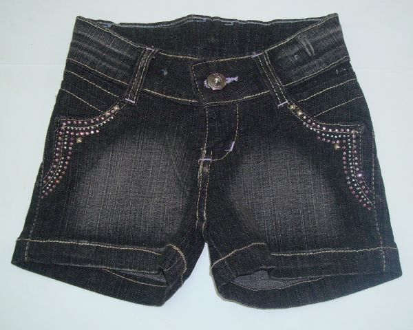 Shorts Jeans Preto - Nº04