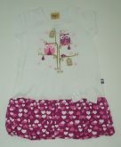 Vestilo Balone Branco e Roxo - Malha - Nº03