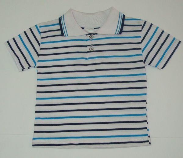 Camiseta Polo Listrada - Malha G