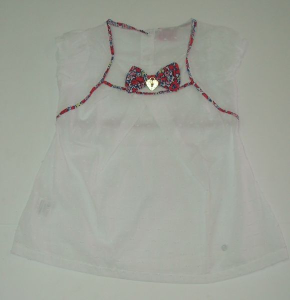 Blusinha Branca e Vermelha - Nº04
